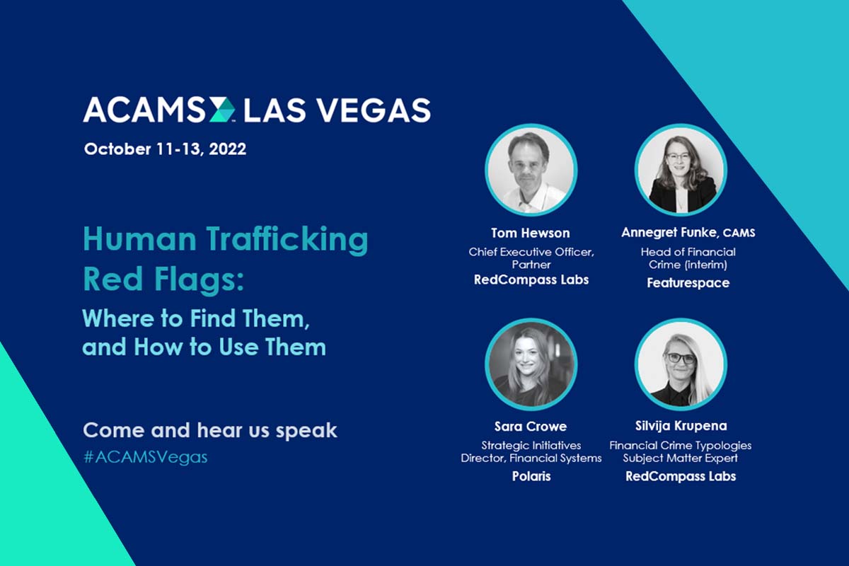 ACAMS Las Vegas Knowledge Session Human Trafficking Red Flags Where